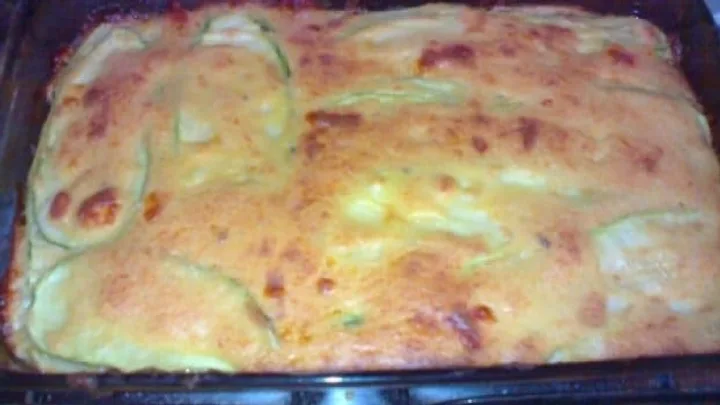 Receita de Abobrinha ao Forno com Creme de Cebola