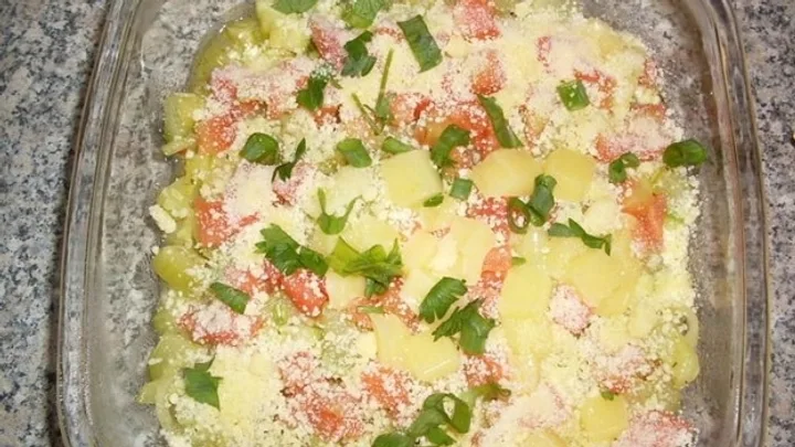 Receita de Abobrinha Refogada com Mussarela