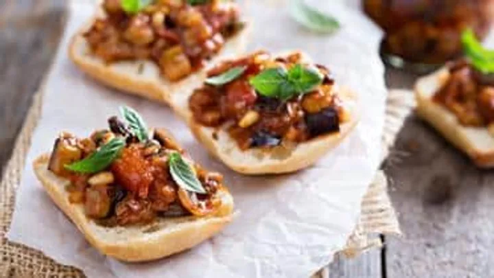 Receita de Antepasto de Berinjela à Italiana