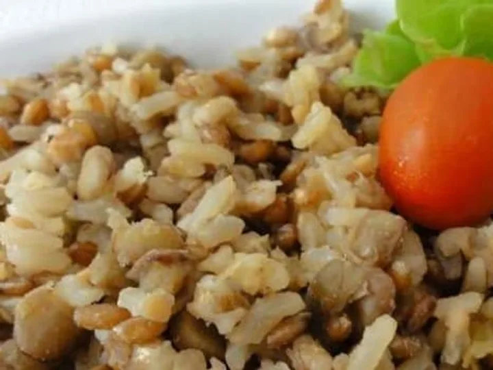 Arroz integral com lentilhas das atletas brasileiras