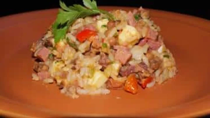 Receita de Baião de Dois