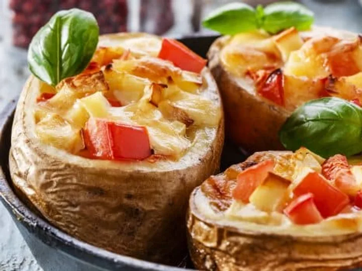 Batata Assada com Requeijão