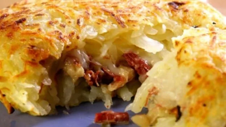 Receita de Batata com Carne Seca e Cream Cheese