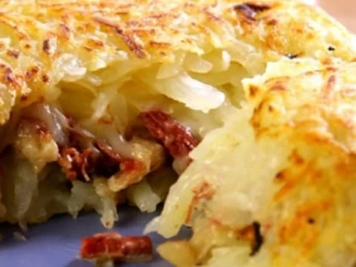 Batata com Carne Seca e Cream Cheese