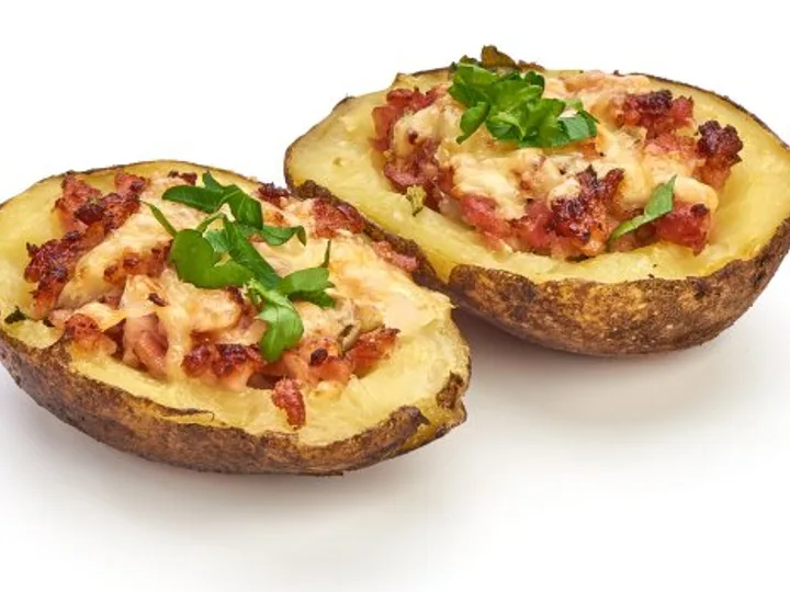 Batata Recheada com Bacon na Airfryer