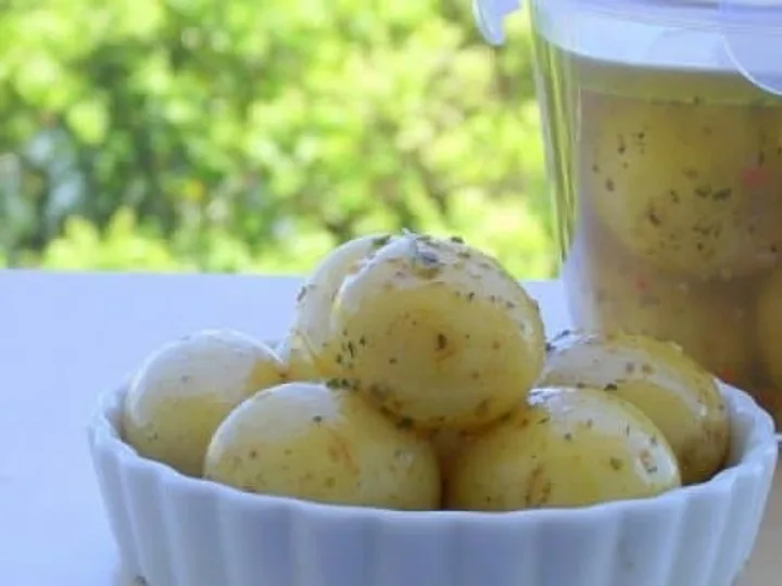 Batatas Bolinhas em Conserva