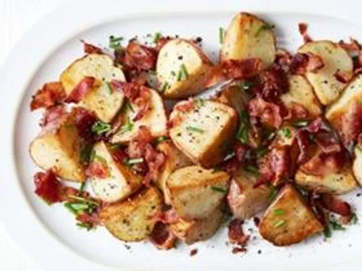 Batatas Risolet ao Alho e Bacon