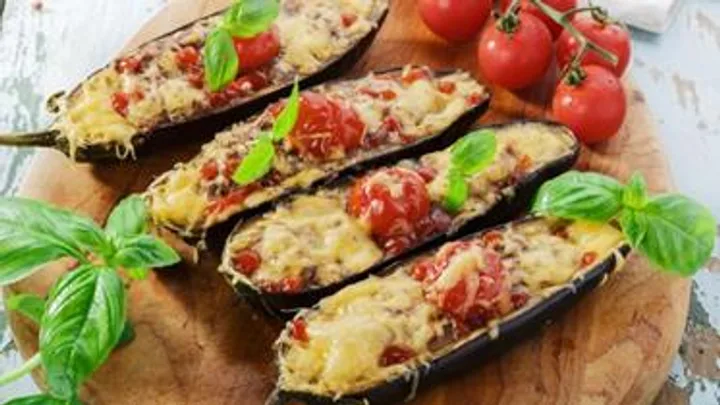 Receita de Berinjela Recheada