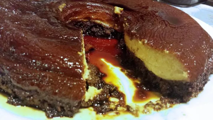 Receita de Bolo com Pudim de Leite