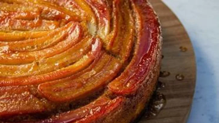 Receita de Bolo de Banana Caramelada