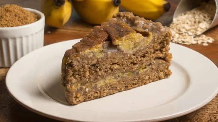 Receita de Bolo de Banana Integral