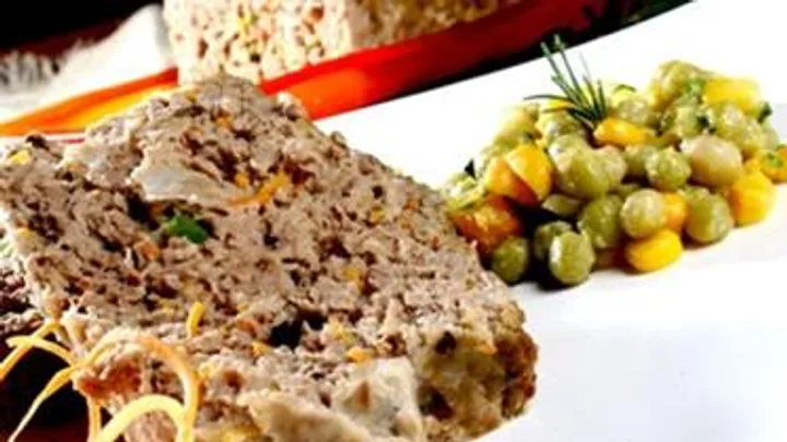 Receita de Bolo de Carne com Legumes