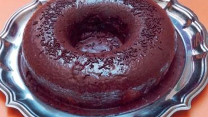 Receita de Bolo de Chocolate sem Ovos
