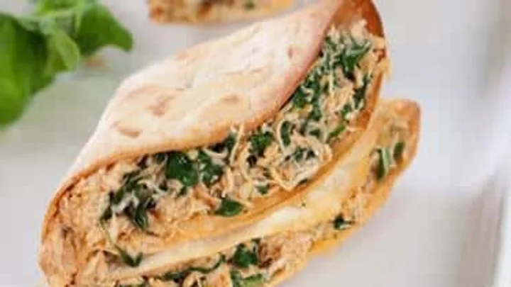 Receita de Crepe de Espinafre com Frango