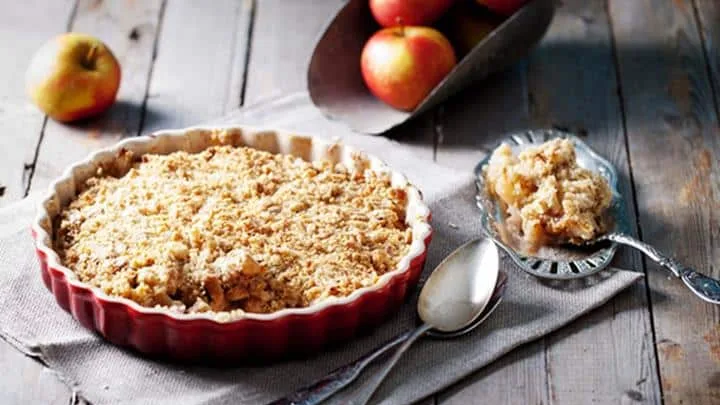 Receita de Crumble de Maçã (torta crocante de maçã)