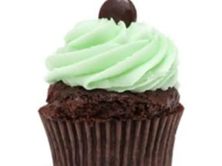 Cupcake de Chocolate com Menta