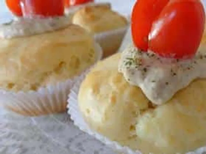 Cupcake Salgado com Patê de Atum