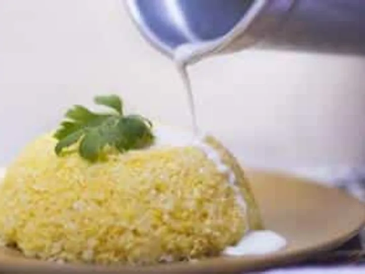 Cuscuz com Leite de Coco