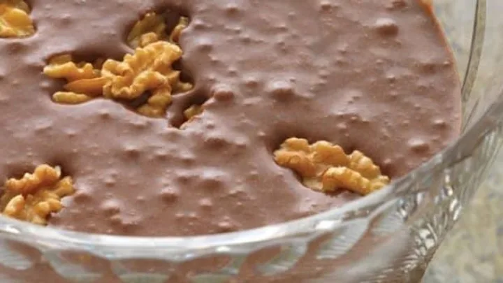 Receita de Estrogonofe de Chocolate e Nozes