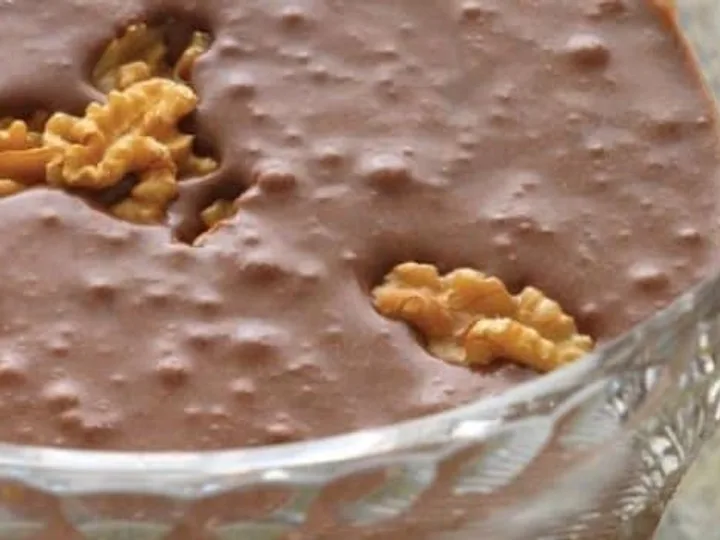 Estrogonofe de Chocolate e Nozes