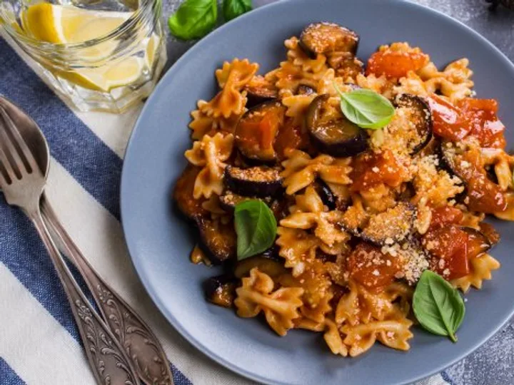 Macarrão ao Molho de Berinjela
