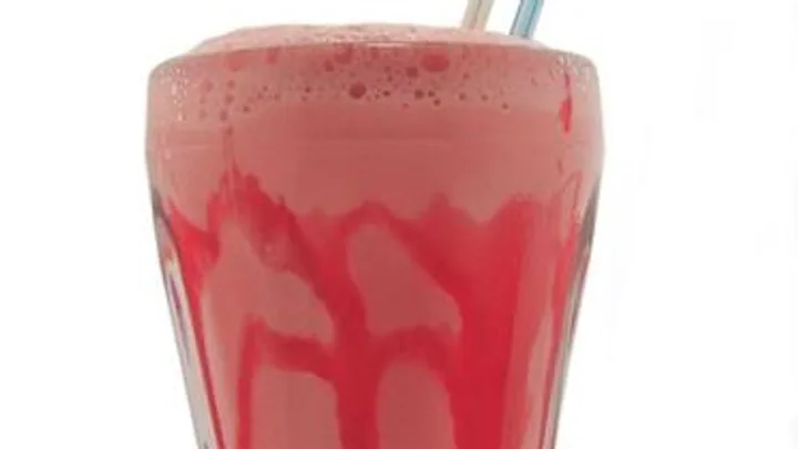 Receita de Milk Shake de Morango