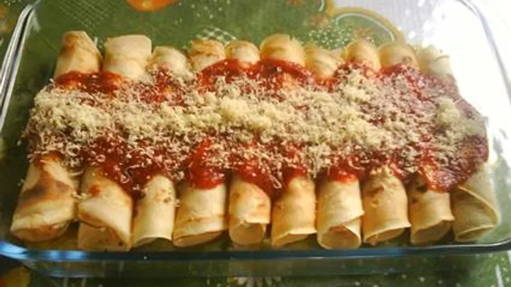 Receita de Panqueca de Frango