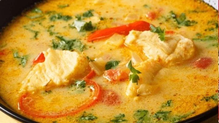 Receita de Peixe ao Leite de Côco