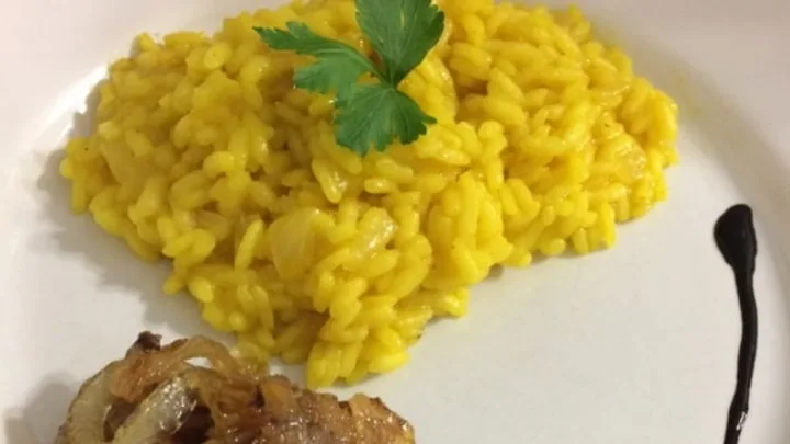 Receita de Risoto de Açafrão