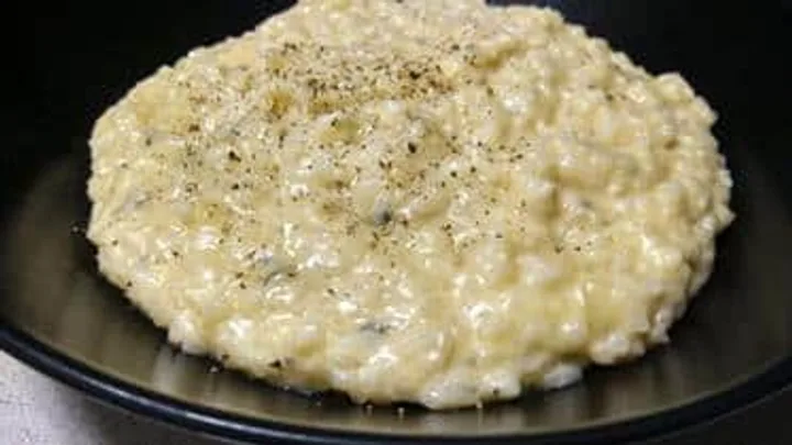 Receita de Risoto de Quatro Queijos
