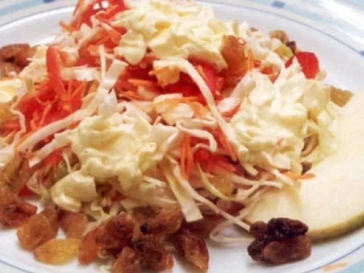 Salada de Repolho com Maçã Verde