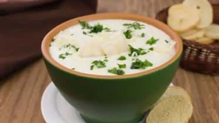 Receita de Sopa Creme de Palmito