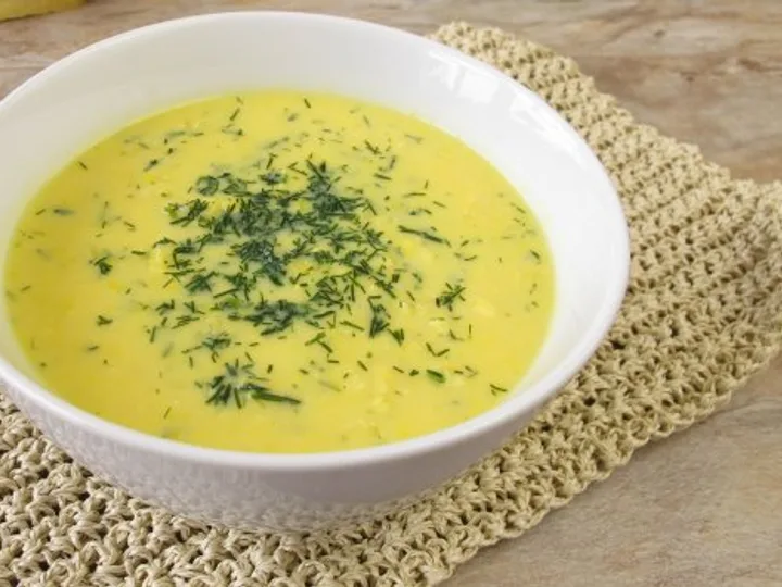 Sopa de Fubá com Couve