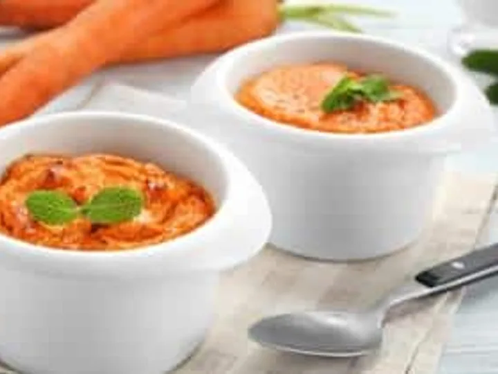 Suflê de Cenoura com Parmesão