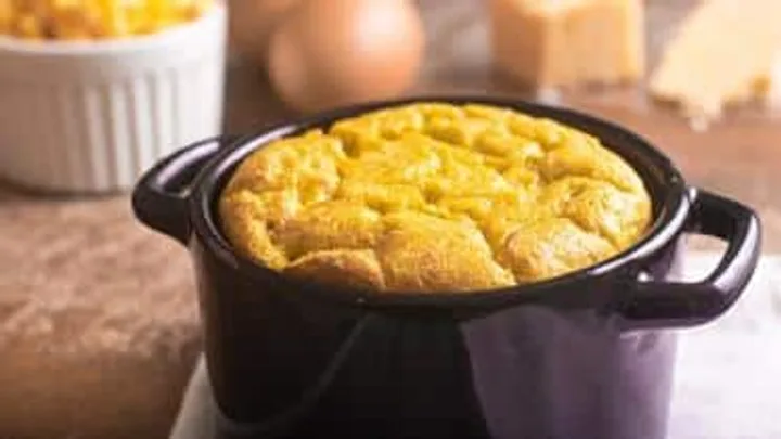 Receita de Suflê de Milho