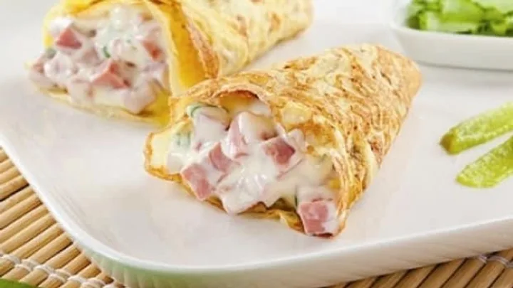 Receita de Temaki de Omelete e Mortadela