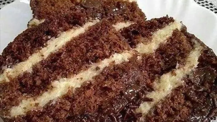 Receita de Torta de Chocolate com Coco