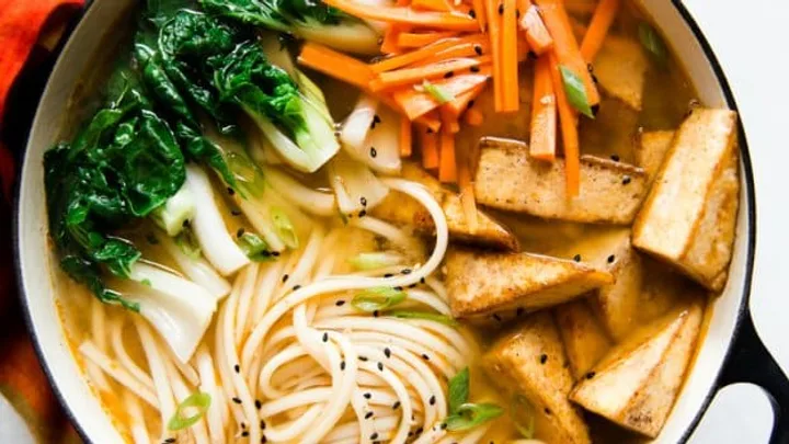 Receita de Udon Vegano