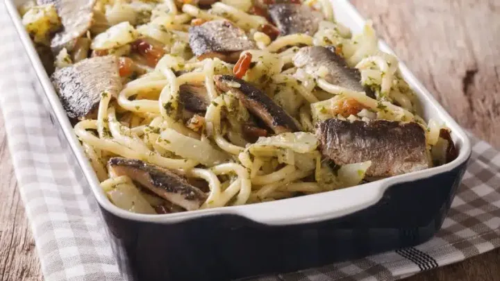 Receita de Macarrão com Sardinha