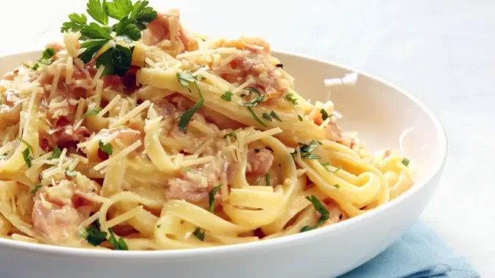 Receita de Espaguete Carbonara
