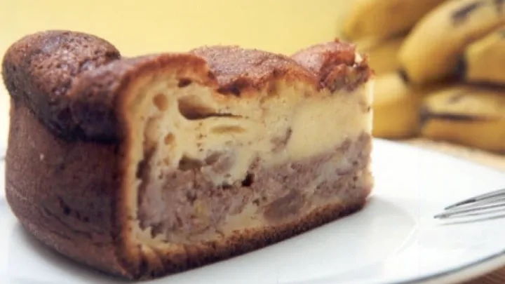 Receita de Bolo de Banana Light