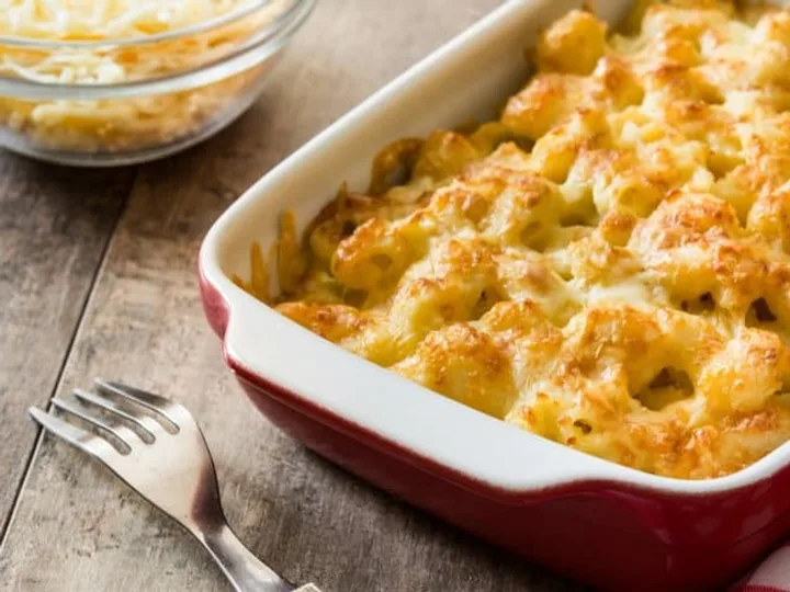 Macarrão de Forno com Frango e Molho Branco