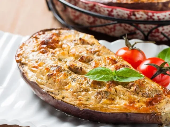 Berinjela Recheada ao Forno