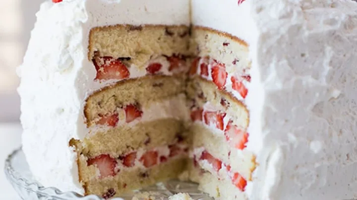 Receita de Bolo de Morango