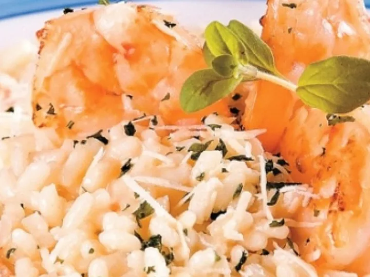 Risoto de Camarão com Arroz Arbóreo