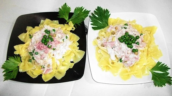 Receita de Farfalle à Parisiense