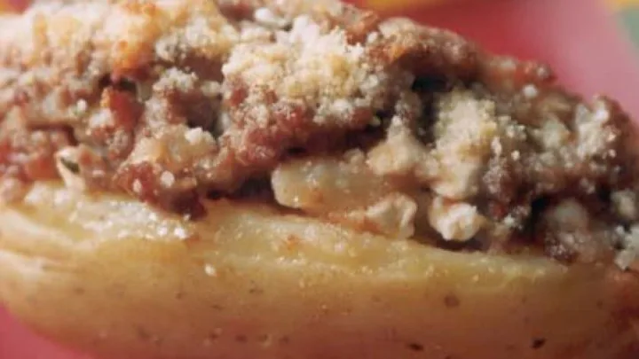 Receita de Batatas a Bolonhesa