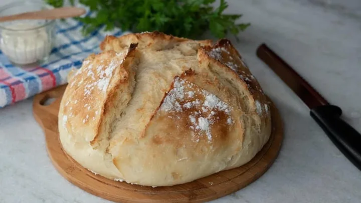 Receita de Pão Caseiro Sem Sovar