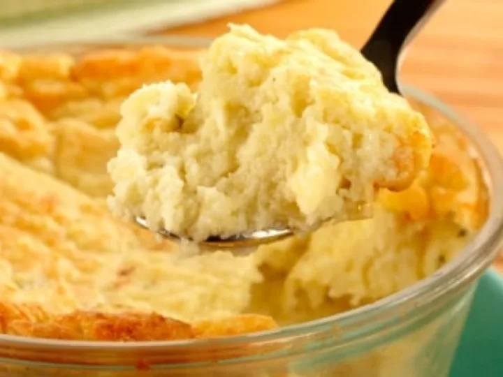 Suflê de Batata com Queijos