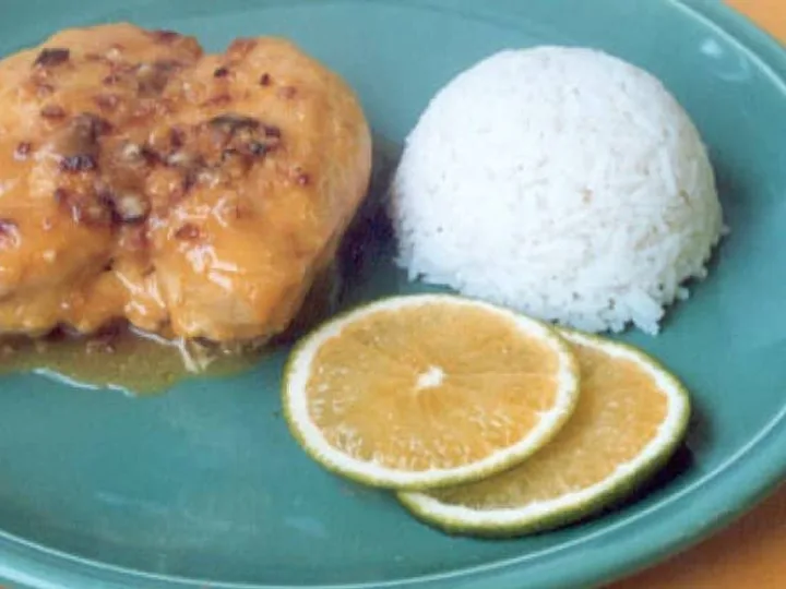 Frango no Suco de Laranja